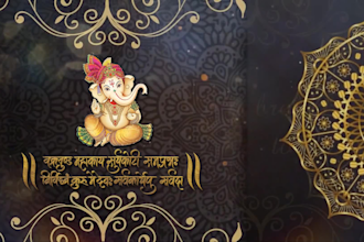 generate cinematic premium wedding invitation videos