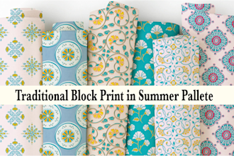create traditional indian seamless pattern designs