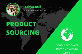 be your product sourcing agent