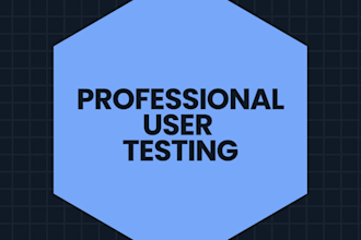 do user testing on your product