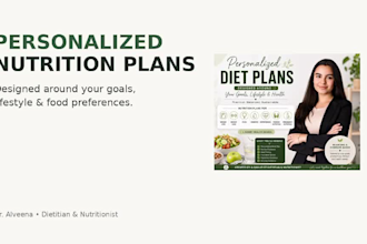 customized sustainable diet plan