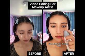 do editing for makeup, fashion, beauty vlog, ugc product videos with subtitles