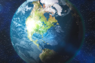 create an epic earth zoom animation to any location