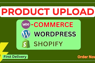 shopify product entry services and other platforms