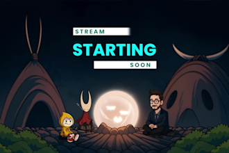 animate stream starting soon and brb loop