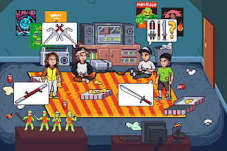create pixel art animated GIF