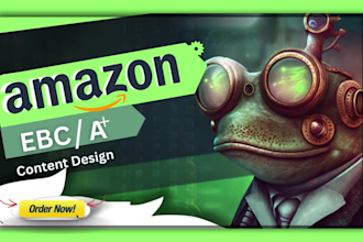 do premium amazon ebc, a plus content design product infographic