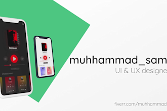 design clean modern UI UX for mobile apps and websites