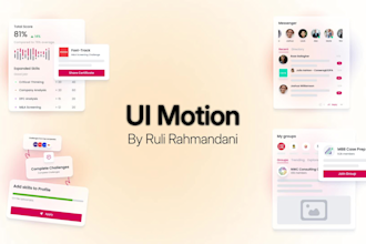 create smooth lottie animations, UI micro interactions