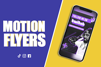 design stunning motion flyers for social media