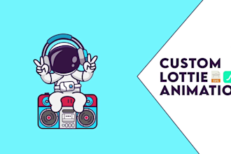 create custom lottie and svg animation for your website or app