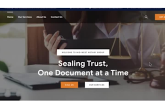 build a highly responsive attorney website, lawyer website, notary website