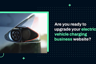 design a professional ev charging station website for your business or startup