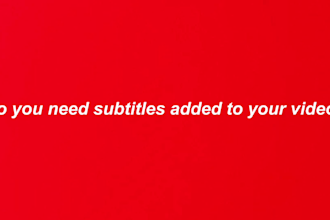 transcribe, translate and or subtitle your video
