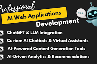 develop ai web application using openai chat gpt and deepseek