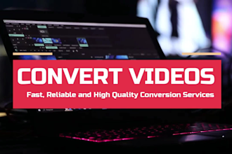 convert mov to mp4 video or any other video format