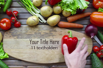 do this cooking video opener intro logo animation for you