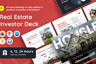 design a real estate pitch deck investor within 24 hours