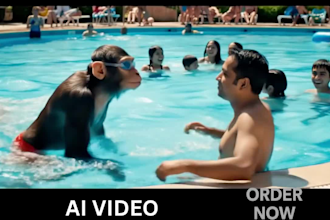 create hyper realistic ai video art, ai animation