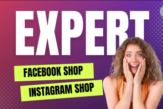 fix instagram shop, product tagging, domain issue, set up facebook shop