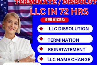 dissolve USA llc close ein llc reinstatement llc checklist