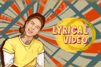 create an animated lyric music video for your song