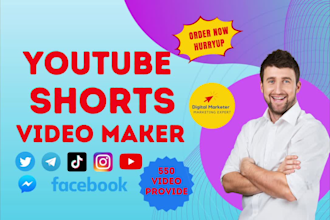 create 650 viral youtube shorts video and motivational short or pets funny video