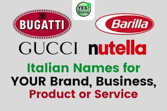 create italian brand, business or product name