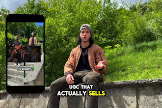 be your ugc actor for ads and organic, english romanian