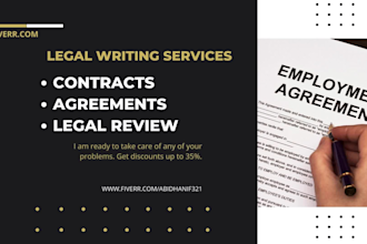 draft consult and review your legal documents and contracts