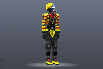 create ps1 style 3d models for your indie game or animation projects