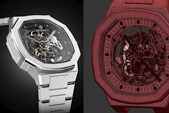 create clean hard surface 3d models with perfect topology