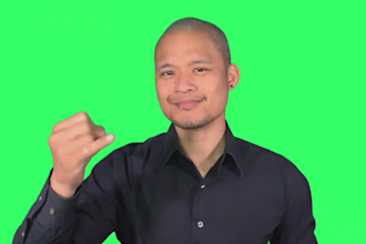 translate your childrens book to american sign language asl