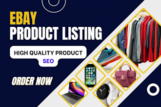 do ebay SEO listing, ebay listing, ebay product listing, ebay expert,ebay lister