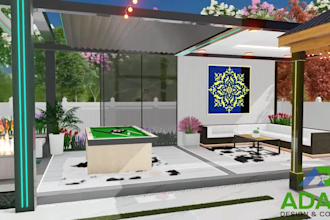 3d landscape design, backyard, front yard, deck, pool as a landscape architect