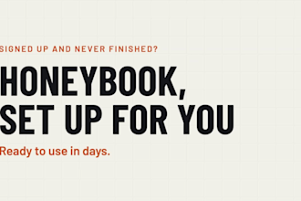 set up your honeybook CRM, workflows and automations