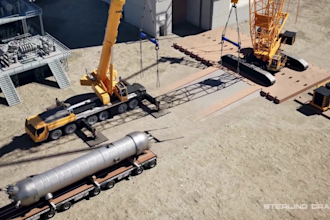 create realistic 3d industrial animation oil and gas pipeline industrial process