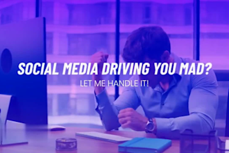 be your social media manager, content creator, social media marketing, ad design