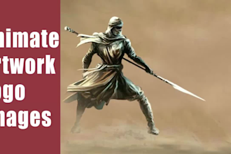 animate your artwork photos images picture and logo