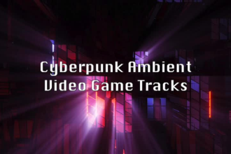 create an ambient cyberpunk video game music