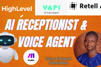 build vapi ai, retell ai receptionist, retell ai voice agent, ai receptionist