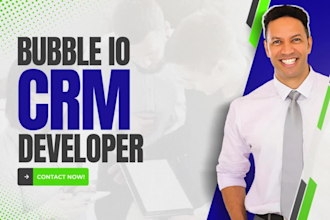 develop custom CRM dashboard admin CRM software erp software bubble developer