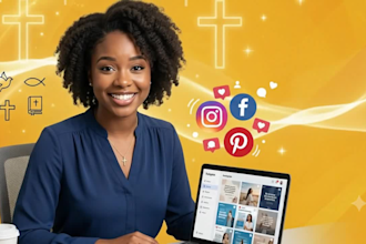 be christian social media manager, content creator, youtube virtual assistant