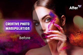 do professional photoshop editing and photo manipulation