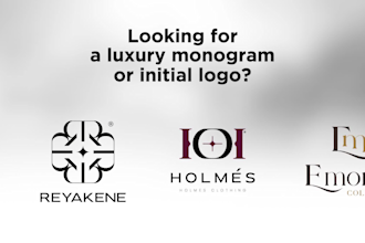 design a luxury monogram logo for clothing or jewelry brands