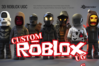 create custom roblox ugc, characters, bundles, and games