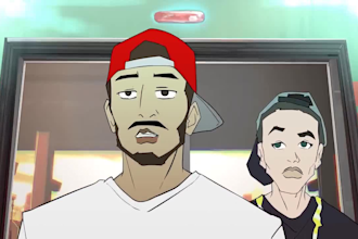 do 2d music video cartoon animation meme coin animation 2d animation short film