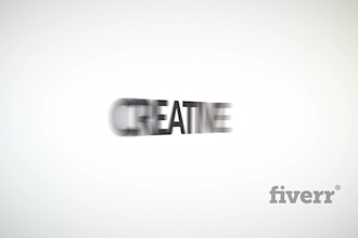 do clean creative text spin business logo reveal video intro