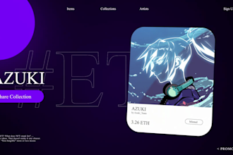 create eye catching nft promo video with free discord server