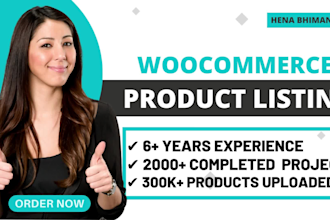 add product or upload products or product listing to woocommerce
